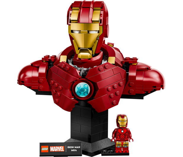 LEGO Marvel Super Heroes 76327 Popiersie Iron Mana MK4 - 1331663 - zdjęcie 3